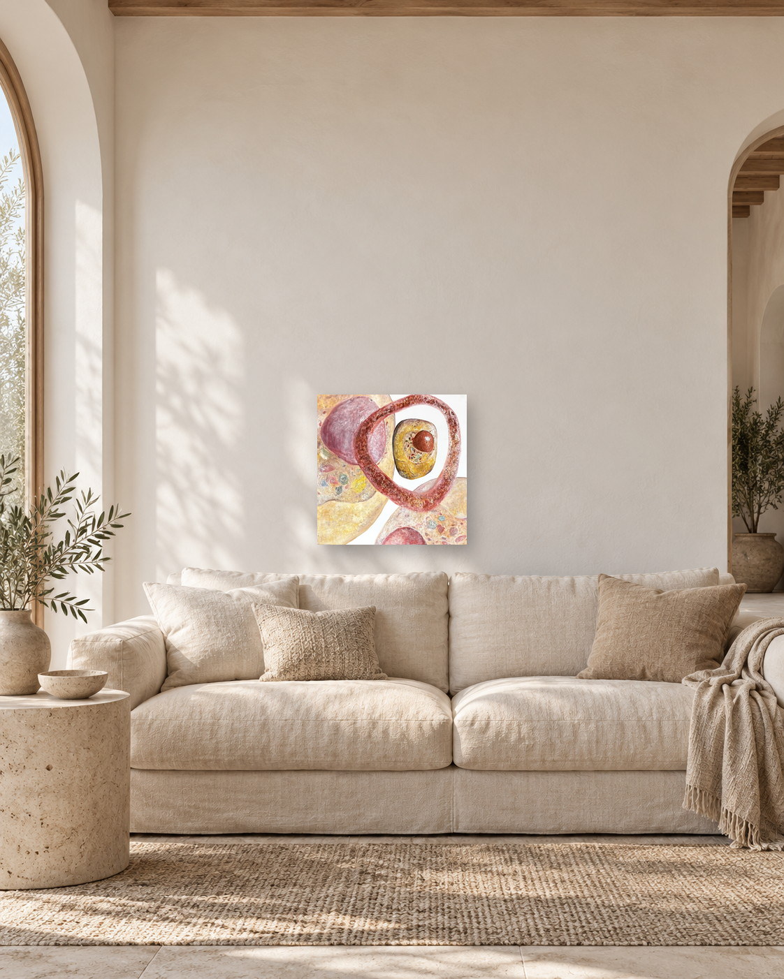 Deconstruction №2, presented in a contemporary interior