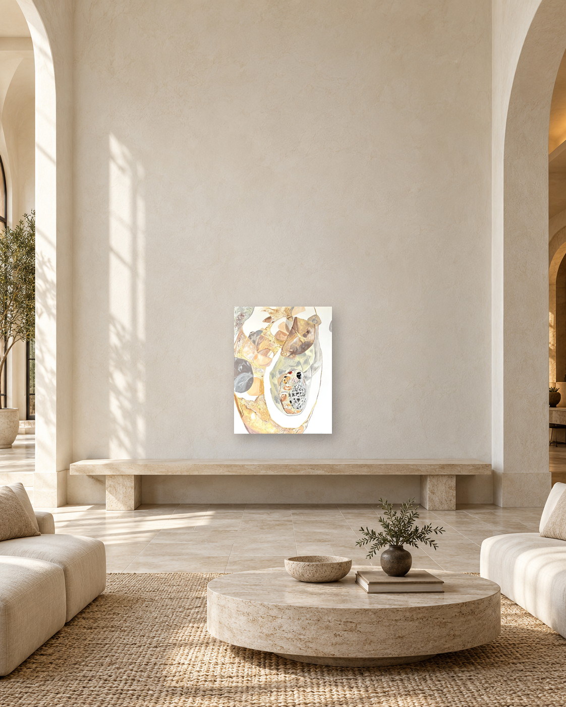 Deconstruction №4, presented in a contemporary interior