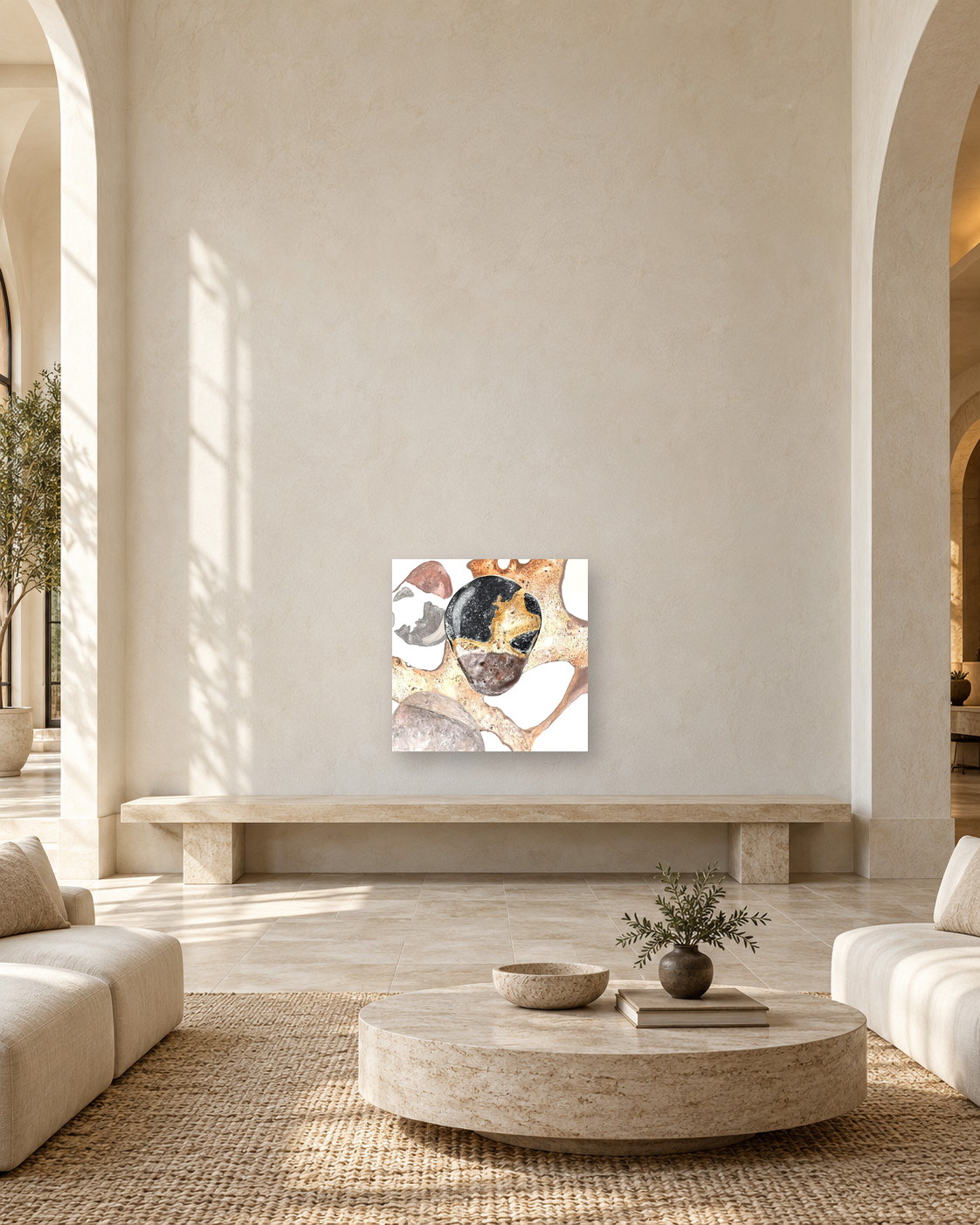 Deconstruction №8, presented in a contemporary interior