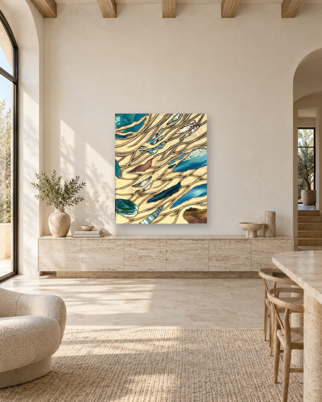 Solastalgia, presented in a second contemporary interior