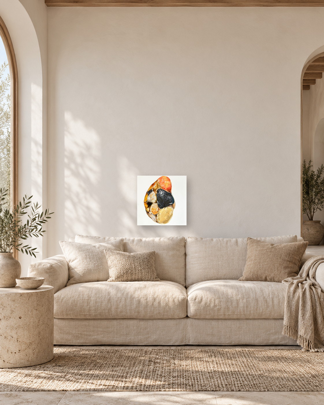 Visual Reconstruction № 1, presented in a contemporary interior